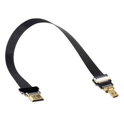 Afbeelding van xiwai CYFPV Mini HDMI stekker naar Micro verlenging FPC platte kabel 1080P voor FPV HDTV Multicopter luchtopnames (0,2 m)