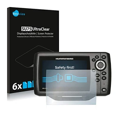 Afbeelding van Savvies Screenprotector voor Humminbird Helix 5 Folie Beschermfolie transparant (6 Stuks)