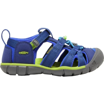 Afbeelding van Sandaal Keen Kids Seacamp II CNX Blue Depths Chartreuse Schoenmaat 24