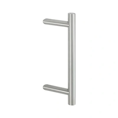 Afbeelding van Hoppe deurgreep T ronde buis schuin deluxe BA22 1400 mm RVS