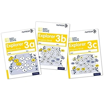 Afbeelding van Numicon: Number, Pattern and Calculating 3 Explorer Progress Books ABC (Mixed pack)