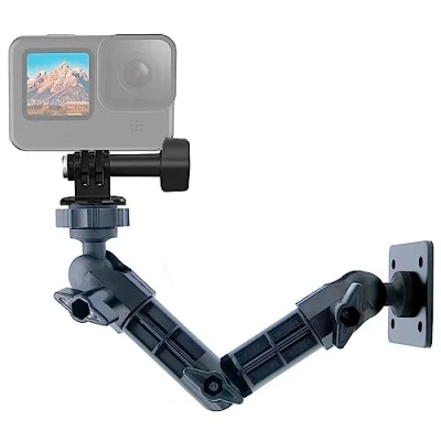 Afbeelding van Wandmontage, opvouwbare standhouder compatibel met Gopro 11 10 9 8 7 6 5 3+ 3 2 1 Actiecamera