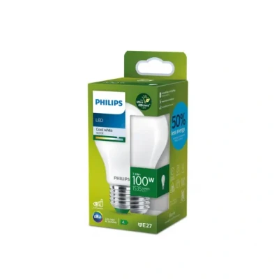 Afbeelding van Philips Ultra Efficient LED lamp Mat 100 W E27 Koelwit licht