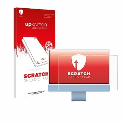 Afbeelding van upscreen Schermbeschermer voor Apple iMac 24&quot; M1 2021 Screen Protector Transparant, Antikras, Anti Vingerafdruk
