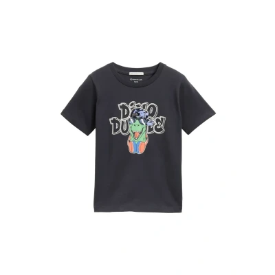 Afbeelding van TOM Tailor Tshirt print voor kinderen, Maat: 92/98, Coal grey