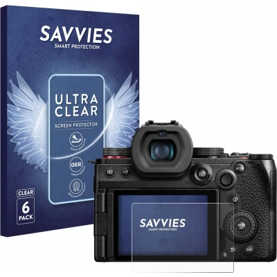 Afbeelding van Savvies Screenprotector voor Panasonic Lumix DC G9 II Folie Beschermfolie transparant (6 Stuks)