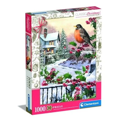 Afbeelding van Clementoni 81501 Jigsaw Collection Robin and Holly Blushes 1000 stukjes puzzel voor volwassenen 14 99 jaar, cadeau mannen/vrouwen, gemaakt in Italië, meerkleurig