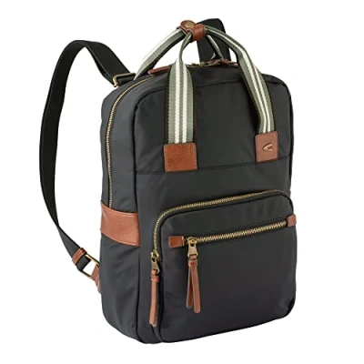 Afbeelding van camel active Rugzak met imitatieleren afwerking Maat womenswear M Zwart