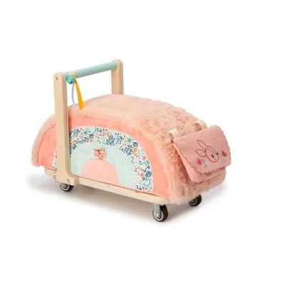 Afbeelding van Lilliputiens Stella Loopwagen Met Handige Opbergmand Onder De Zitting Geschikt Vanaf 12 Maanden