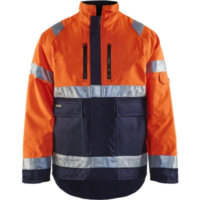 Afbeelding van Blåkläder 4827 1977 Winterjas High Vis Oranje/Marineblauw maat XL