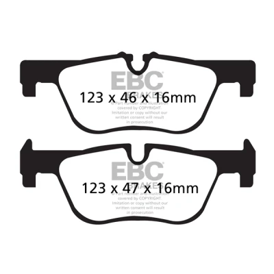 Afbeelding van Remblokkenset, schijfrem EBC BRAKES DP22132