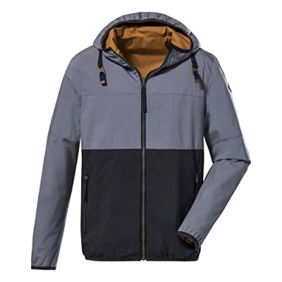Afbeelding van G.I.G.A. DX Men&#039;s Functionele omkeerbare jas/ jas met capuchon GS 11 MN JCKT, steel blue, 3XL, 38216 000