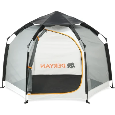 Afbeelding van Deryan Up To Go Kinderbox Draagbare Pop Reisbox Strandtent Cream