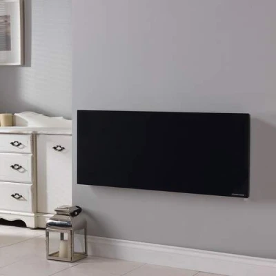 Afbeelding van Masterwatt Design Black RF elektrische radiator 2000 Watt, 450 x 105