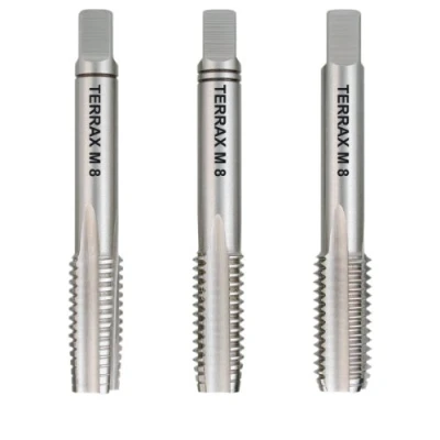 Afbeelding van Ruko Terrax handschroefdraadboor set DIN 352 geslepen M8
