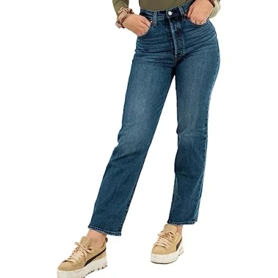 Afbeelding van Levi&#039;s dames Jeans Ribcage Straight Ankle, Valley View, 23W / 29L