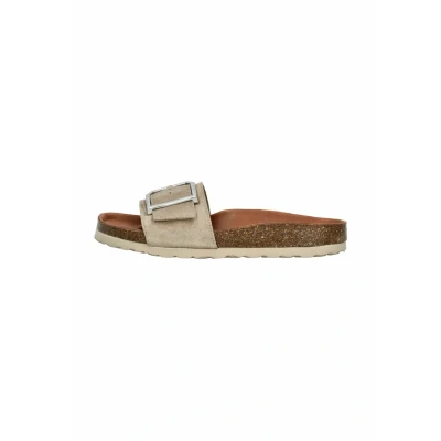 Afbeelding van Cosmos Comfort Muiltjes beige, Dames, Maat: 41, Beige Leer