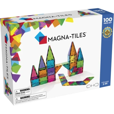 Afbeelding van Magna tiles magnetische tegels clear colors 100st