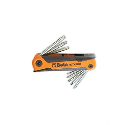 Afbeelding van Beta 97TX/BG88 delig set haakse stiftsleutels met Torx® profiel 000970368