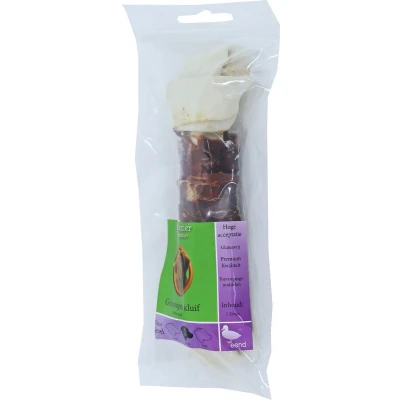 Afbeelding van Natuurlijke Snack kluif geknoopt plus eend 20 cm zak a 1st Gebr de boon