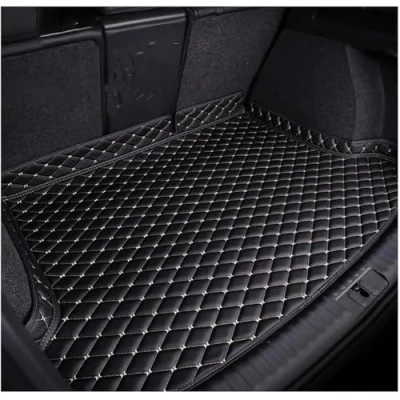 Afbeelding van Auto Kofferbakmat voor Opel Crossland X 2017 2024,Lederen Boot Cargo Liners Protector Waterdichte Antislip Interieuraccessoires,A