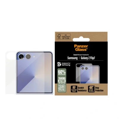Afbeelding van PanzerGlass Gehard Glas Edge To Screenprotector Samsung Galaxy Z Flip 6/Flip 7 FE