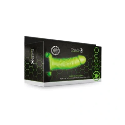 Afbeelding van Realistic Strap On Harness Glow in the Dark 7 / 18 cm