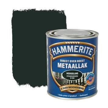 Afbeelding van Hammerite Metaallak Hoogglans Standgroen 0,25 liter