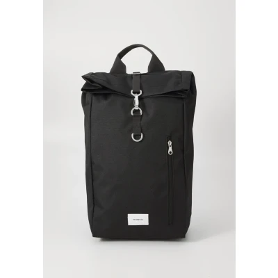 Afbeelding van Sandqvist Ground Rolltop laptop rugzak L black with webbing