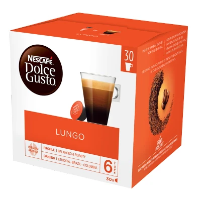Afbeelding van 3 stuks Dolce Gusto Cafe Lungo XL 30 capsules 510 g