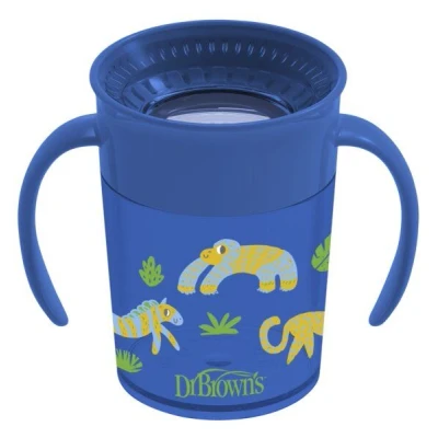 Afbeelding van Dr Brown&#039;s Cheers 360 Blauw 200ml Drinkbeker TC71006