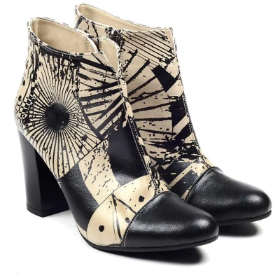 Afbeelding van GOBY Pattern Boots Sneakers Laarzen Hoge kwaliteit Handmade Maat 39