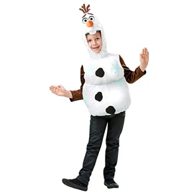 Afbeelding van Rubie&#039;s Officiële Disney Frozen 2, Olaf Snowman Tabard, Childs Costume Top, Maat Medium Leeftijd 5 6 Jaar