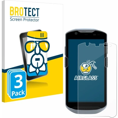 Afbeelding van BROTECT Screenprotector voor Zebra TC57/ TC57x/ TC56/ TC52/ TC52 HC/ TC52ax/ TC52ax HC Folie Beschermfolie Beschermglas transparant (3 Stuks)