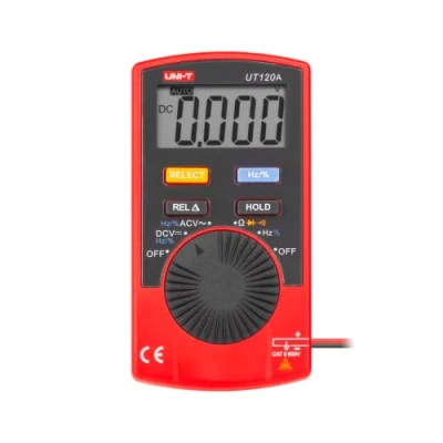 Afbeelding van UNI T UT120A/MIE0143 digitale multimeter, rood/zwart