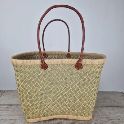 Afbeelding van Migo Styling Strandtas Zeegras Naturel City shopper