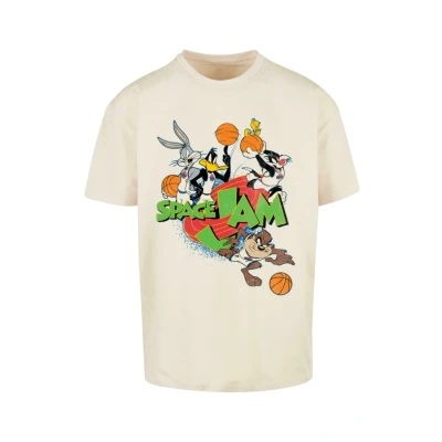 Afbeelding van Merchcode Space JAM TEAM Tshirt print, Heren, Maat: XXL, Sand