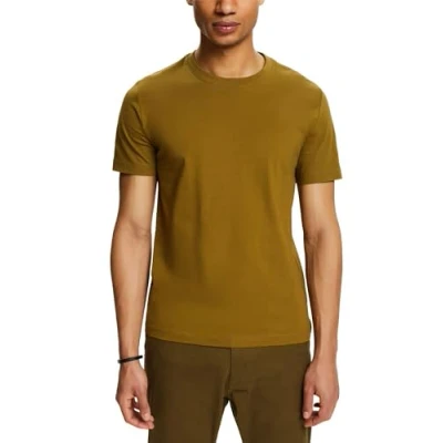 Afbeelding van Esprit Tshirt basic, Heren, Maat: XS, Olive