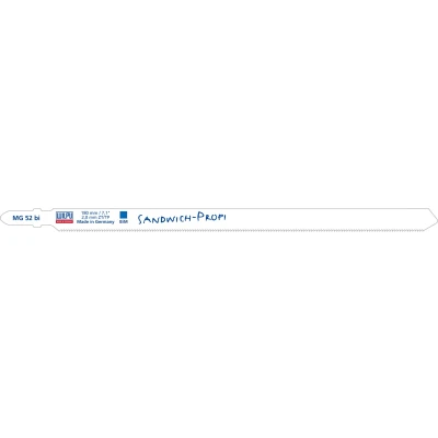 Afbeelding van Wilpu MG 52 bi decoupeerzaagblad sandwich materiaal (Bosch T718BF) 5 stuks