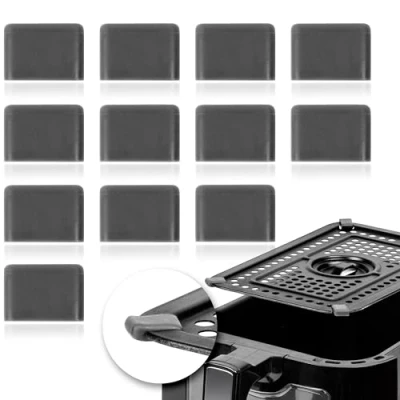 Afbeelding van Duronic AFPADS 12 Rubberen voor Airfryer Voetjes Grillplaat Bumpers Antikrasplaat Airfryers Compatibel met alle