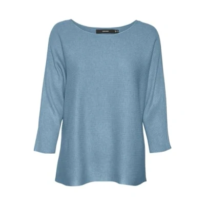 Afbeelding van Vero Moda NORA 3/4 Boatneck NOOS Trui, Dames, Maat: XL, Bonnie blue