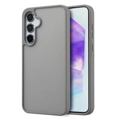Afbeelding van Samsung Galaxy A55 Hoesje Kunststof imoshion Hardcase/Backcover Grijs Telefoonhoesje