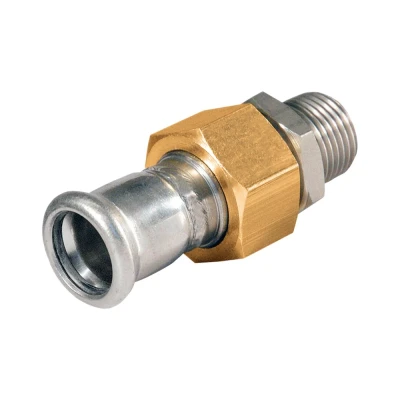 Afbeelding van Bonfix Perskoppeling RVS 316L 3 Dlg vlakdichtend R1 1/4x35mm
