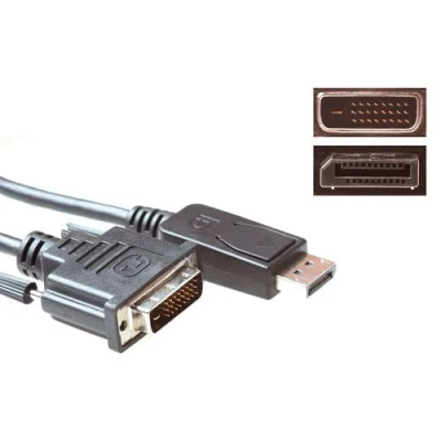 Afbeelding van ACT Verloop kabel DisplayPort male ? DVI (AK3995)