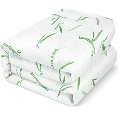 Afbeelding van Utopia Bedding Matrasbeschermer 120 x 200 30 cm Waterdicht, Bamboe Viscose Premium Matrasbeschermhoes, Oeko Tex Gecertificeerde, Ademend, Rondom Elastisch