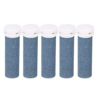 Afbeelding van 5 Pcs Voet Bestand Roller Heads Compatibel met Emjoi Micro Pedi Nano, Grinder Vervanging Rollers Quartz Steen Oppervlak 5.1x1.7 Cm