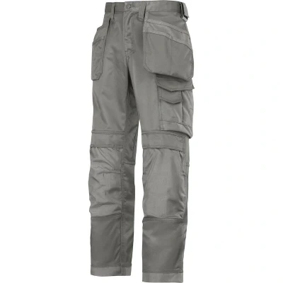 Afbeelding van Snickers Werkbroek Canvas+ met Holsterzakken Grijs Maat 46