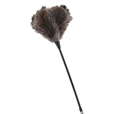 Afbeelding van Struisvogelveren Duster, Mini Handgemaakte Wasbare Herbruikbare Duster voor Boeken Toetsenbord Office Home
