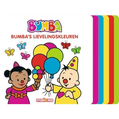 Afbeelding van Studio 100 Kartonboek met trapjes Bumba&quot;;s lievelingskleuren
