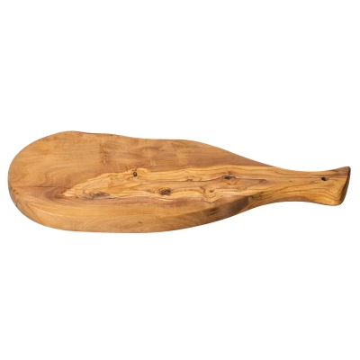 Afbeelding van Cookinglife Serveerplank met handgreep Tunea Olijfhout 36 x 15 cm